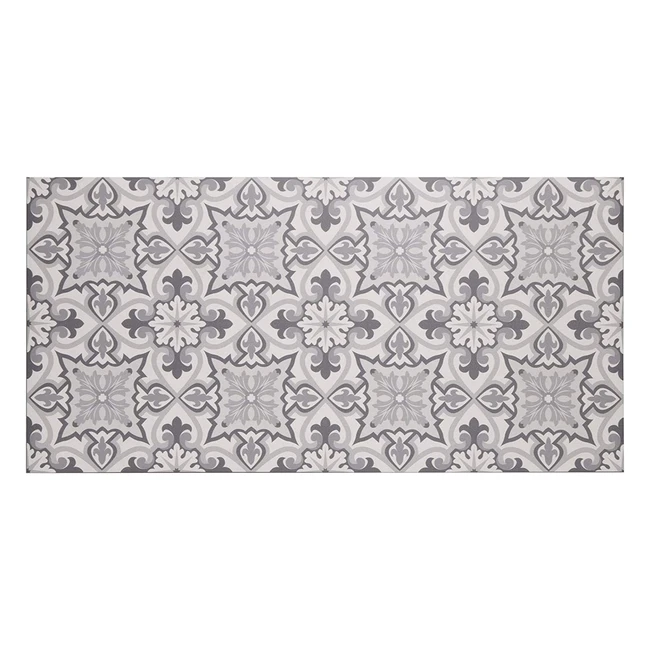 Passatoia vinile Baroni cucina 60x120cm decoro maioliche PVC antiscivolo