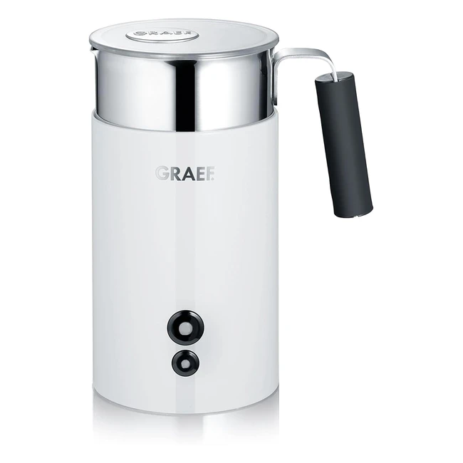 Graef MS701EU Milchaufschäumer 200ml Edelstahl - Perfekter Milchschaum