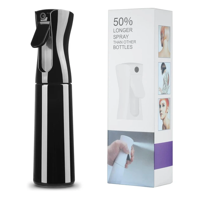 Pulverizador de Agua para Peluquería 300ml - Spray Niebla Fina - Continuo - Cabello y Plantas