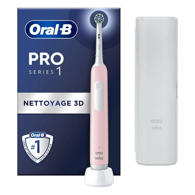 OralB Pro Series 1 Brosse  Dents lectrique Rose - 3D Plaque Dentaire - 3 Mod
