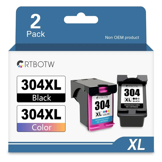 Cartucho de tinta 304XL compatible HP 304 alto rendimiento negro y color