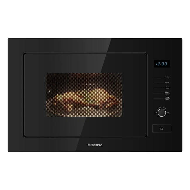 Hisense HB25MOBX7GUK Integrated Microwave with Grill 25L Black 900W