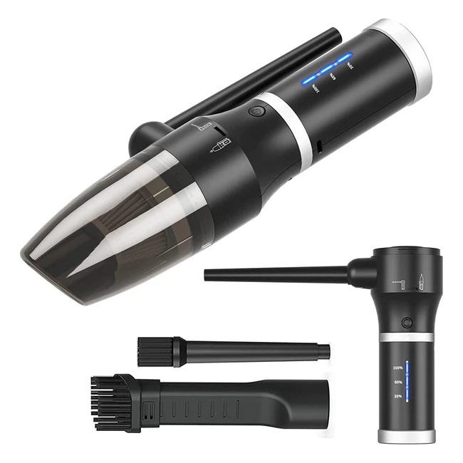 Soplador de Polvo Eléctrico 77000 RPM 3 Velocidades - Plumero de Aire Comprimido