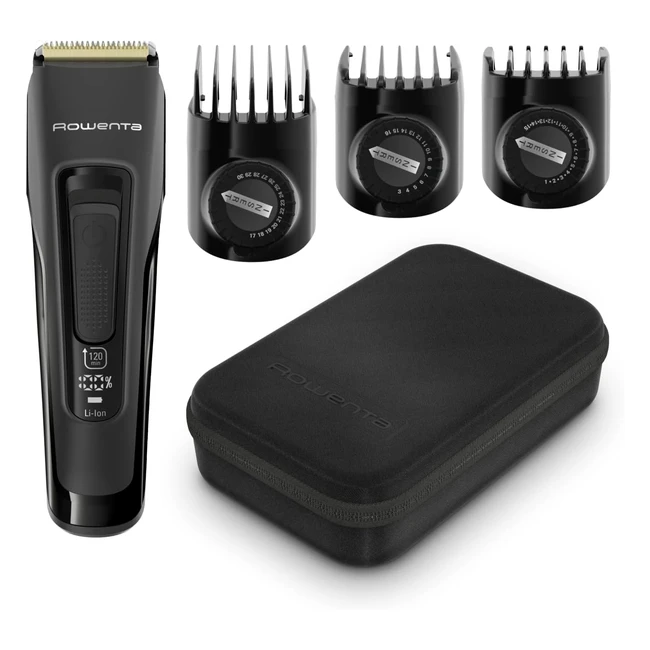 Rowenta Advancer Tondeuse Cheveux Lames Inox et Titane 45 Rglages