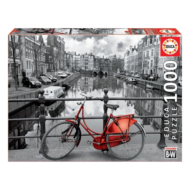Puzzle 1000 piezas adultos Amsterdam Educa 14846 - Incluye pegamento - A partir 