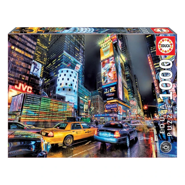 Puzzle 1000 piezas adultos Times Square NY Educa 15525 - Estimula mente y creati