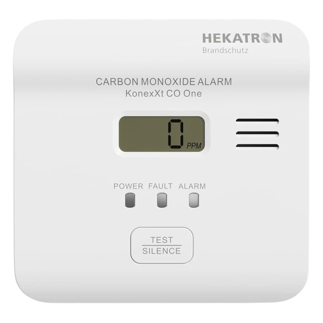 Hekatron CO Alarm Konexxt CO One - Zuverlässige CO-Erkennung & Warnung
