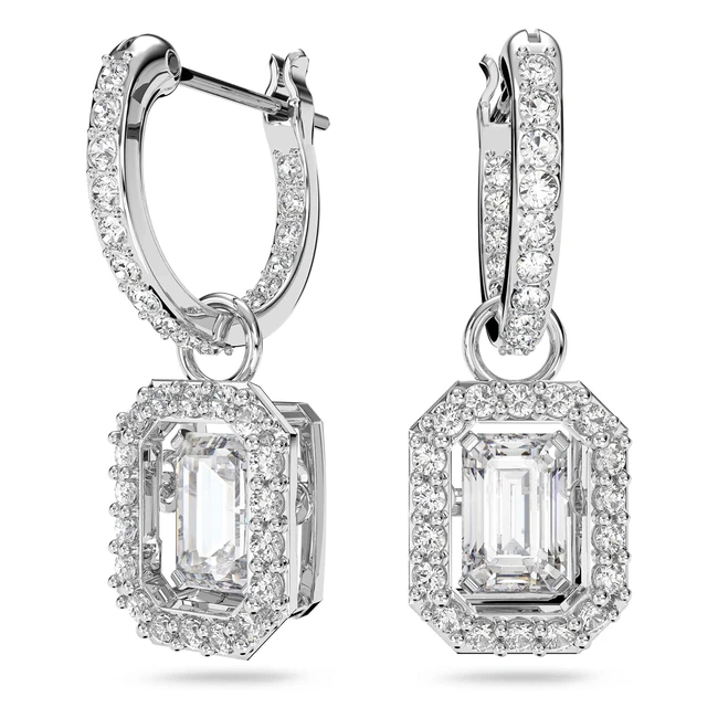 Swarovski Millenia Earrings - Octagon Shaped Crystals - Free Delivery