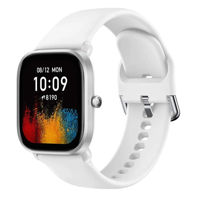 Cinturino Sportivo Higgs Silicone Amazfit GTS 2 Mini GTS 3 42mm Bianco