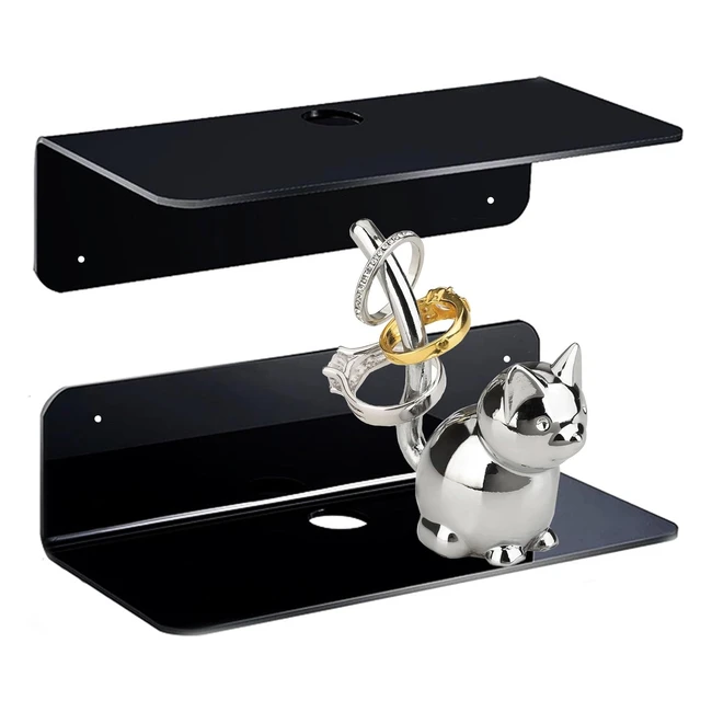 Mensole da muro adesive Dantolo 2 pezzi - Organizza bagno e cucina