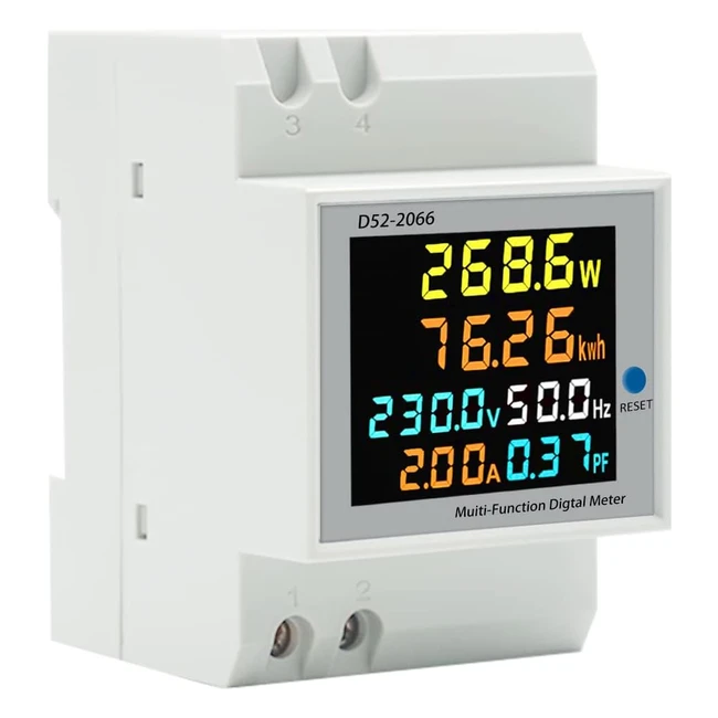 Misuratore Contatore Digitale AC40300V 100A - Mengtech 6 in 1 - Alta Precisione