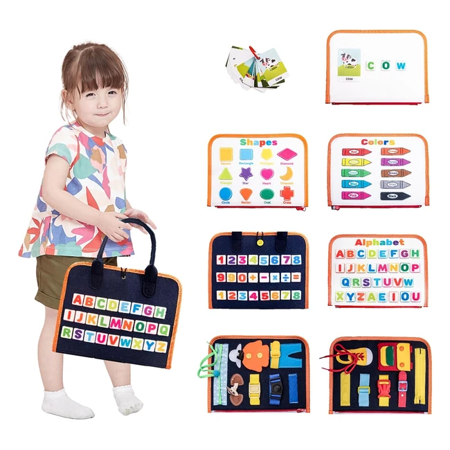 Tablero Montessori 4 Capas Sensoriales DIY - ACHIYWAY - Aprendizaje y Juego - Regalo para Bebés