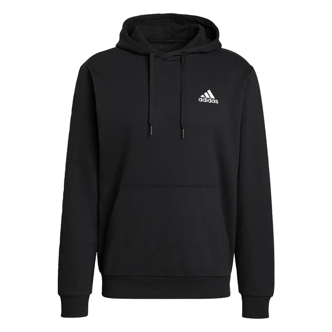 adidas Men's Essentials Fleece Hoodie XL Black/White - Reference #12345 - Warm, Comfortable, Stylish