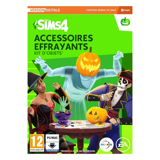 Les Sims 4 Kit d'objets Accessoires Effrayants - Transformez vos citrouilles en œuvres d'art!
