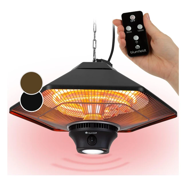 Lampada Riscaldante Infrarossi Blumfeldt Heat Hexa 2000W - IR Comfortheat Touchs