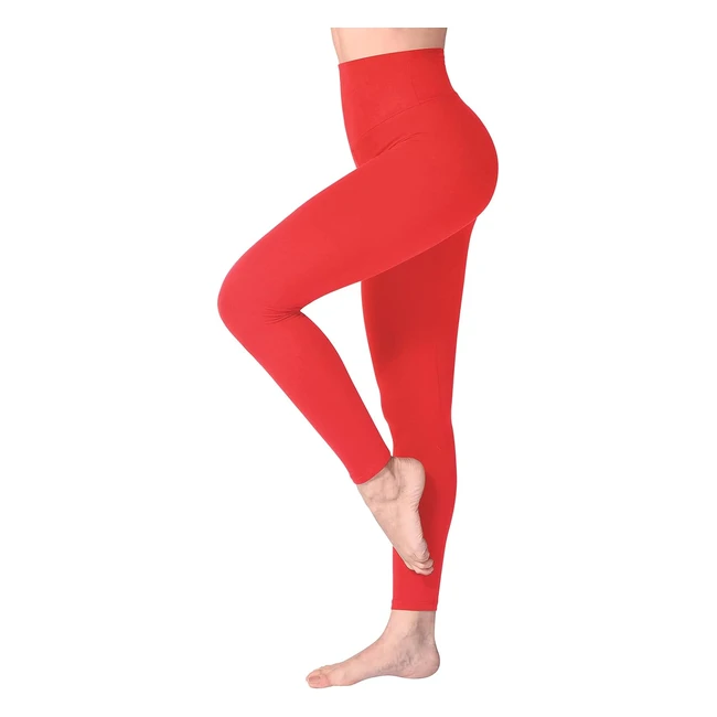 Sinophant Leggings Damen High Waist Blickdicht Bauchkontrolle Sport Yoga Gym XL3