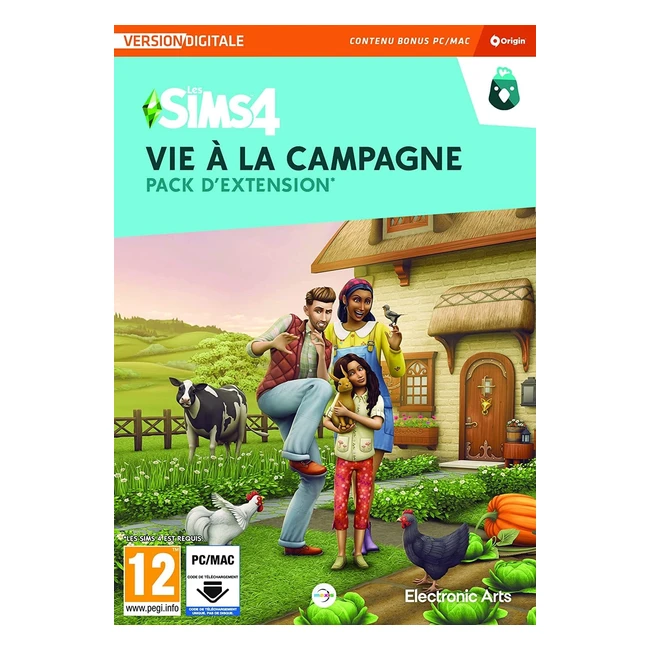 Les Sims 4 Vie  la Campagne - Pack dextension PCWIN DLC Jeu Vido Tlchar