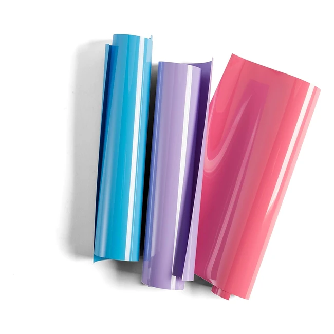 Cricut Everyday Iron-On Sampler Pastels Multicolour - Confezione da 3 - Vinile Termoadesivo