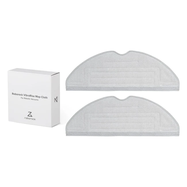 Roborock S78 Accessories Original S78 Mop Pad Cloths Vibrarise Wipes Pack of 2 G
