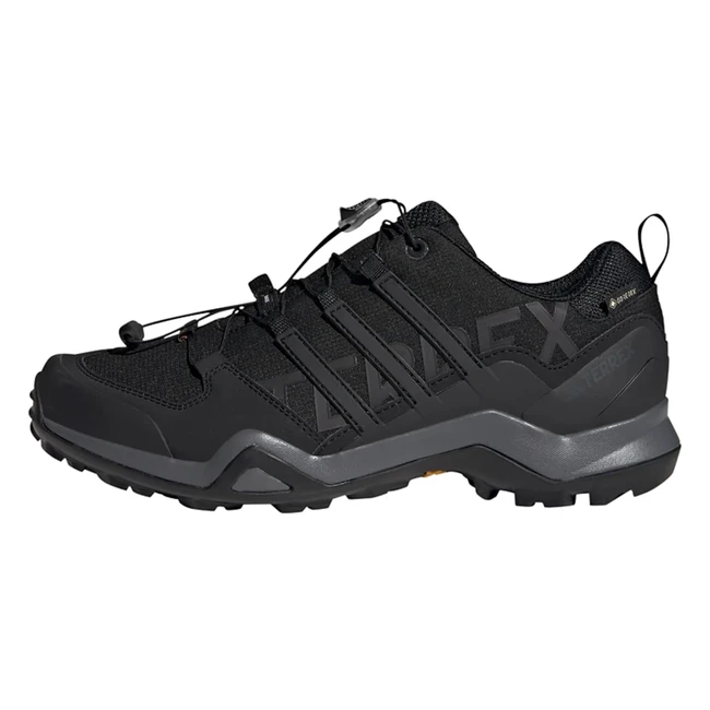 adidas Mens Terrex Swift R2 GORE-TEX Hiking Shoes Sneaker - BlackGrey - Size 7