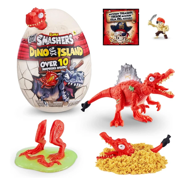 Smashers Dino Island Surprise Mini Egg Spinosaurus Dinosaur Collectible Toy
