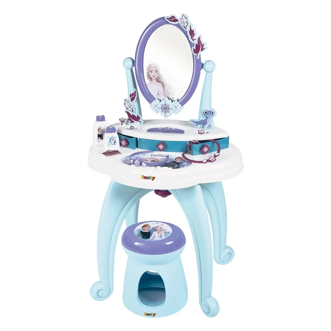 Disney Frozen 2-in-1 Hairdressing Table with Accessories - Purple