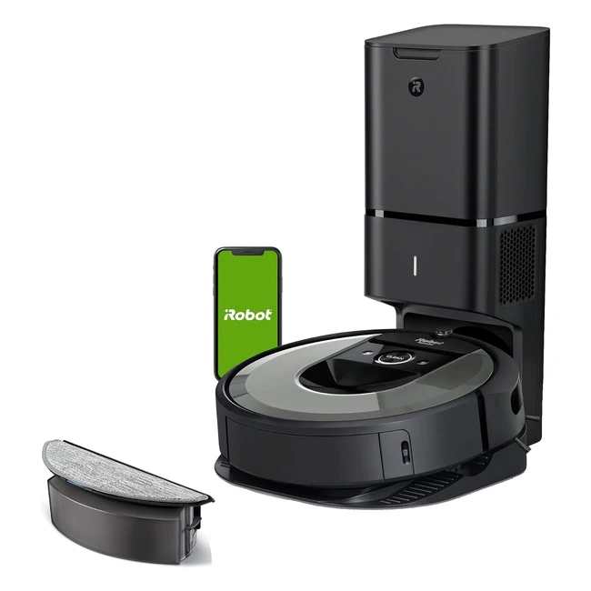 iRobot Roomba Combo i8 Staubsaugmopp-Roboter mit 2. Sammelbehälter, automatische Saugstation, Smart Mapping, Sprachassistent, WLAN-Steuerung