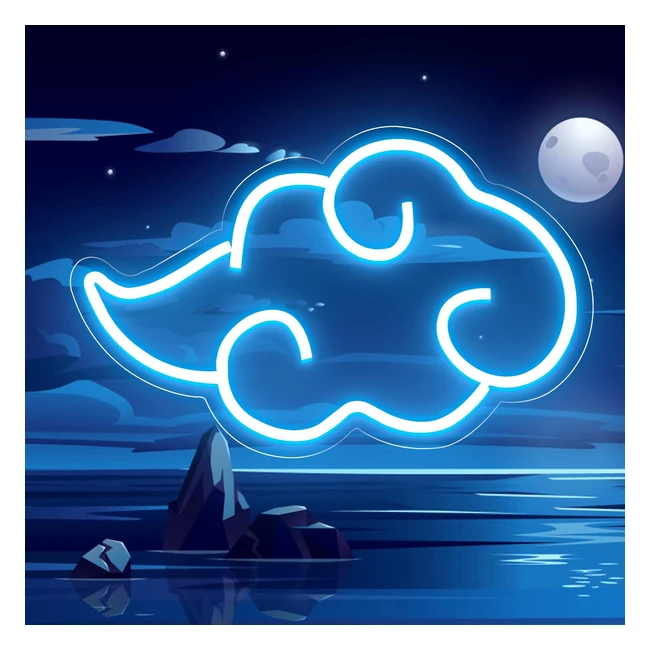 Enseigne lumineuse LED deco nuage USB - Atmosphre magique