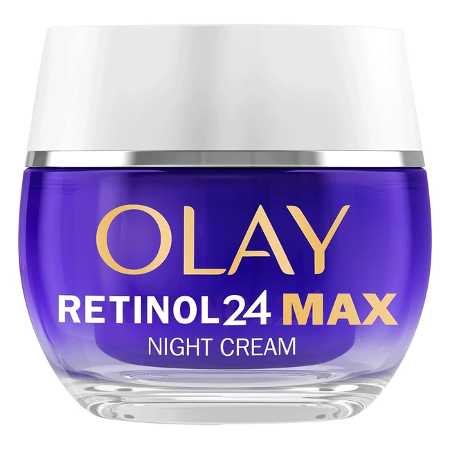 Olay Retinol 24 Max Night Cream Face Moisturiser with Antioxidant Vitamin E 40 G