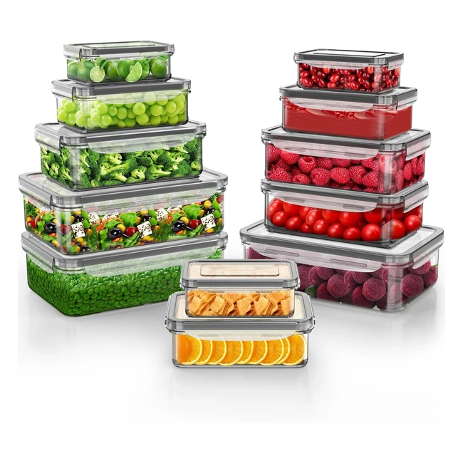 Tuseasy Tapers Hermetico Envases Plastico con Tapa - Lote 12