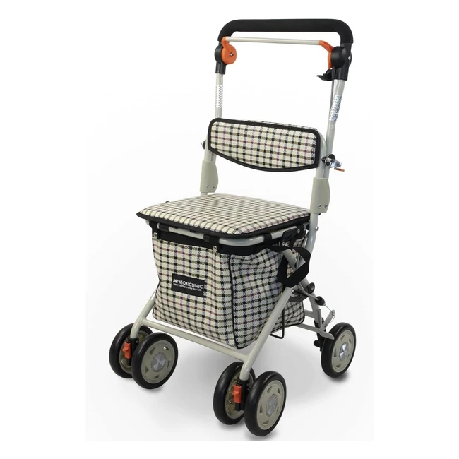 Mobiclinic Dambulateur Pliant Chariot de Courses avec Sige Mod Coliseo - Marque Europnne