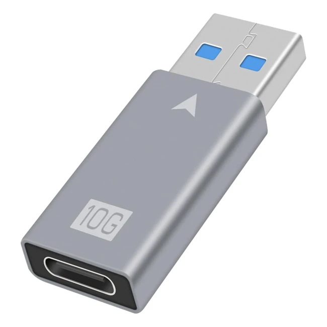 Adattatore USB C Femmina a USB 30 Maschio 10GB - Ricarica Rapida e Trasferiment