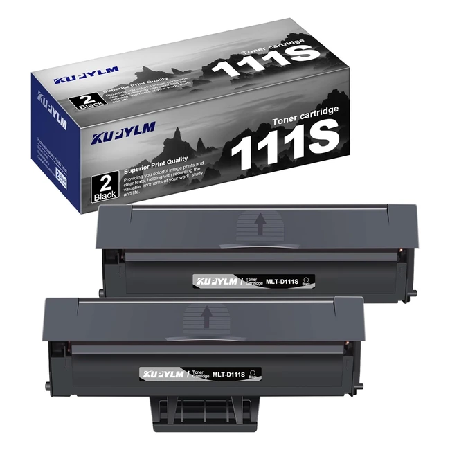 Toner Kupylm MLTD111S D111L Compatibili Samsung MLTD111 D111S MLTD111L Nero 2Pac