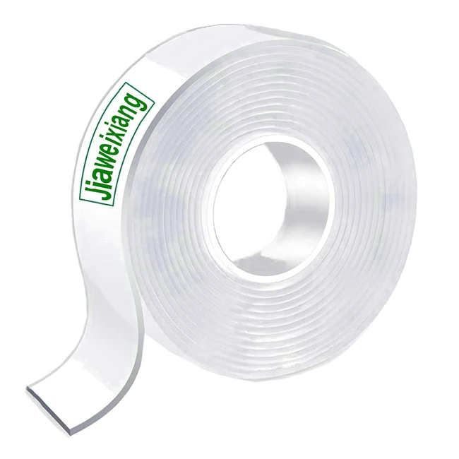 Jiaweixiang Double Sided Tape Heavy Duty Extra Large 50m 20cm Clear - Strong Adhesion & Weatherproof