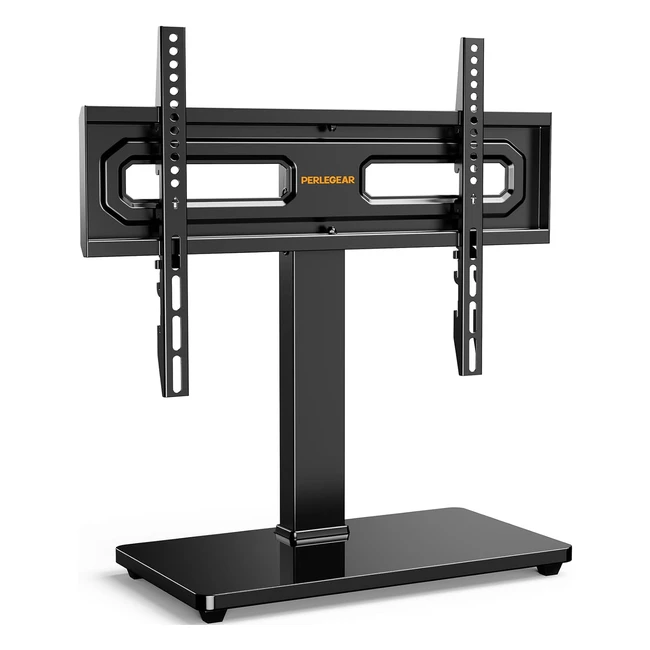 Supporto TV da Tavolo per TV 32-65 Pollici - Piedistallo TV Universale Regolabile - Stabile e Sicuro - Inclinazione VESA 400x400mm - Fino a 40 kg