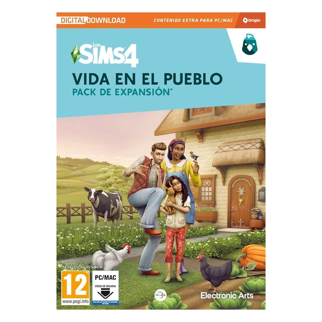 Los Sims 4 Vida en el Pueblo EP11 Pack de Expansión PCWINDLC - ¡Vive una vida sencilla!