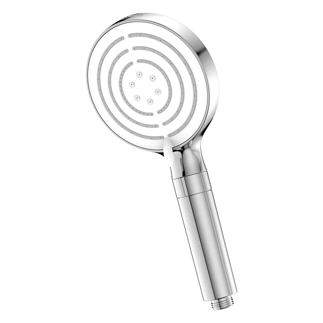 Soffione Doccia Risparmio Idrico Srewohs 120mm 6 Tipi Getto