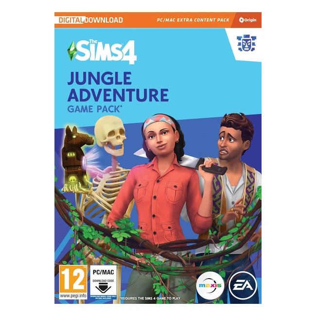 The Sims 4 Jungle Adventure GP6 Game Pack - PC/MAC - Origin Code - English - Explore Selvadorada!