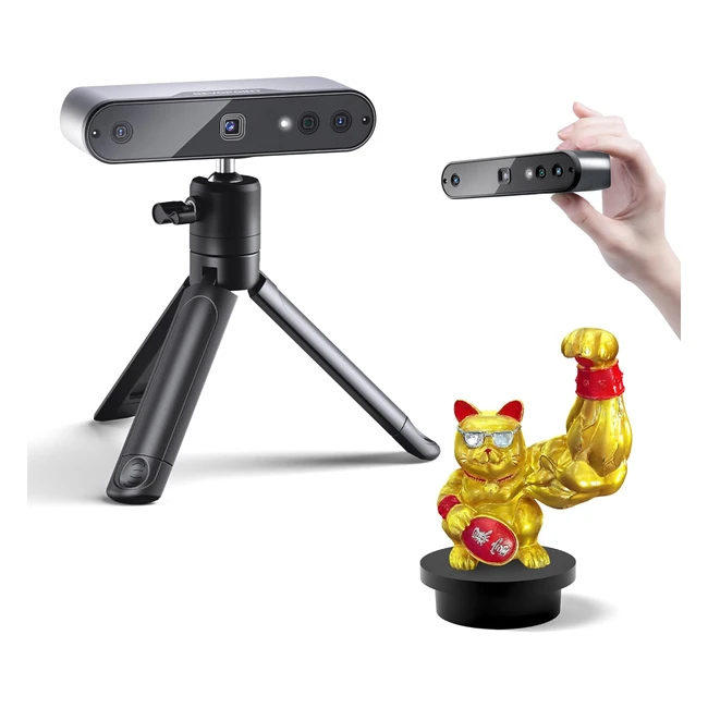 Revopoint Inspire 3D Scanner Handheld Portable 3D Model Scanner Up to 18fps Scanning Speed 0.2mm Accuracy Full Color 3D Scanning