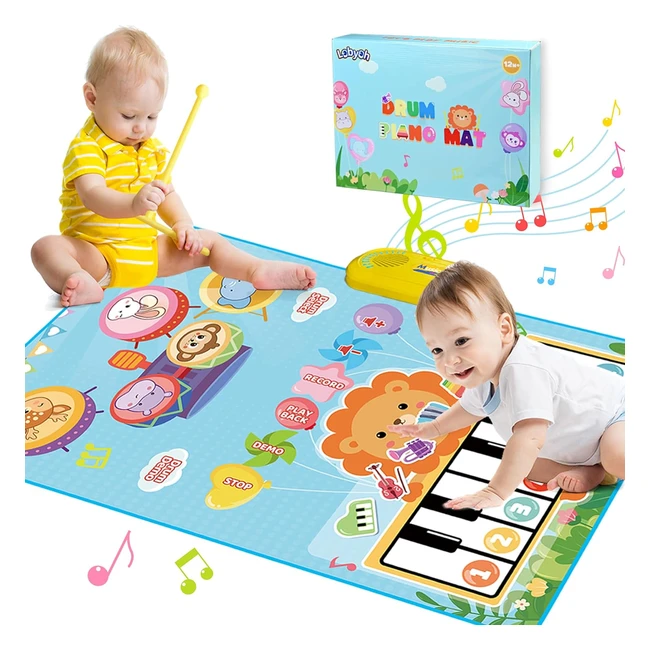 Juguete Musical Lobyoh 2 en 1 para Bebs - Alfombra Interactiva
