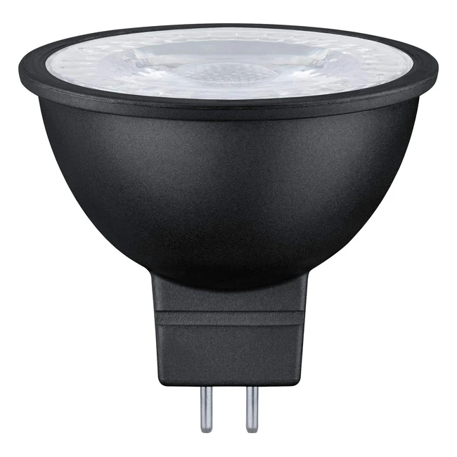 Lampe LED Paulmann 28757 RAL9004 445lm 36W Gradable Noir Mat GU53