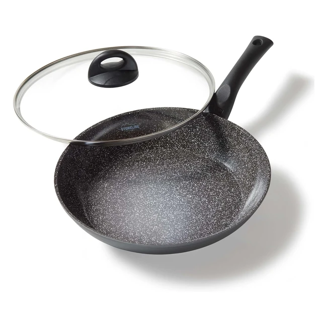 Stoneline Ceramic Bratpfanne 28 cm - Induktion - Antihaft - Keramikbeschichtung 
