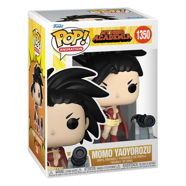 Funko Pop MHA Momo Yaoyorozu Vinyl Figure with Cannon - Official Merchandise - Ideal Gift for Anime Fans