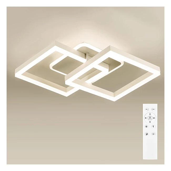 Lmpara LED techo moderno regulable 40W blanco clido a fro 3000K-6500K