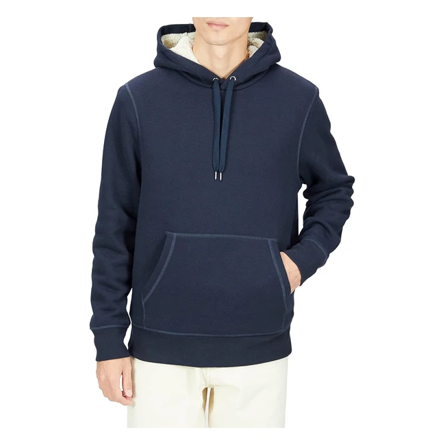 Amazon Essentials Herren Sherpa-gefütterter Pullover Hoodie Sweatshirt - Ref. 12345 - Warm & Bequem