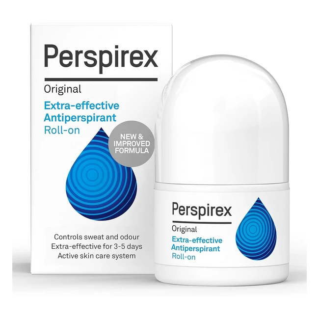 Perspirex Extra Strength Antiperspirant Roll On 20ml Fresh Scent 3 Days Odour Protection