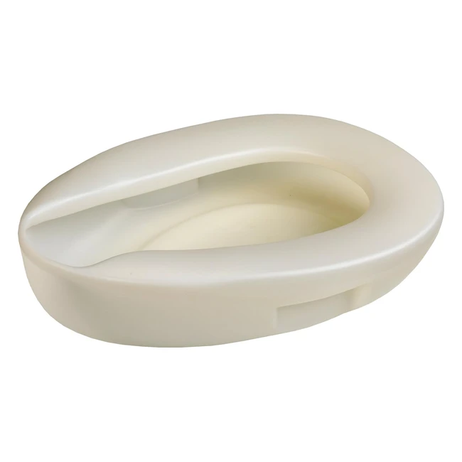 NRS Healthcare Bed Pan - Portable, Easy to Use, Smooth Moulded Design