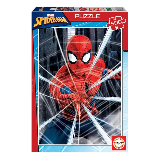 Puzzle 500 pices Spiderman Marvel fix puzzle inclus  partir de 11 ans 18486