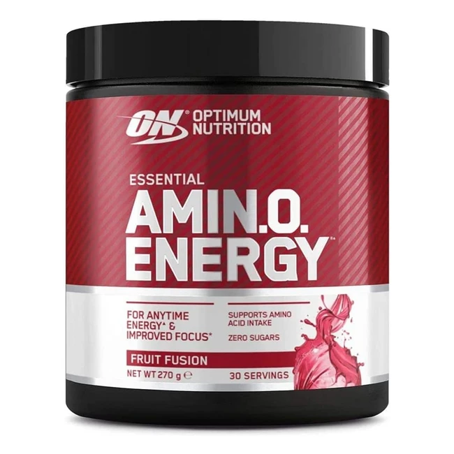 Optimum Nutrition Amino Energy Pre Workout Powder - Keto Friendly - 30 Servings 