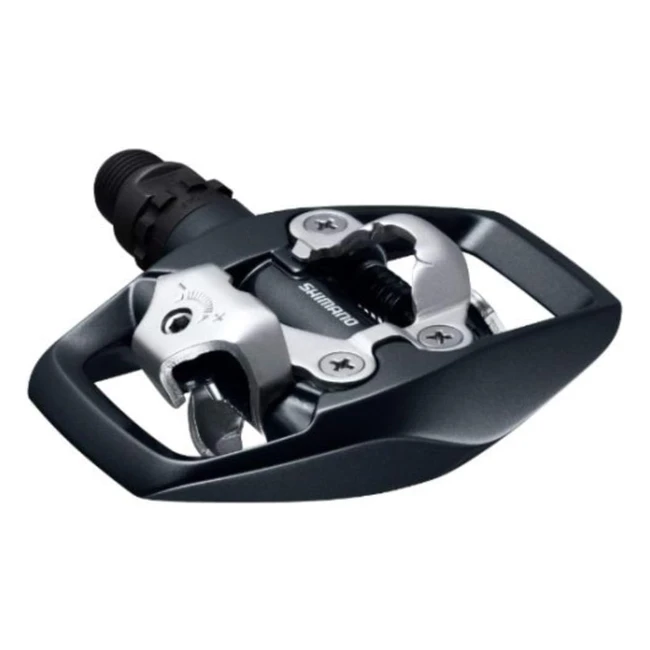 Shimano PDED500 Fahrradpedale SPD-System Road/Trekking, Chromoly Stahl, SM-SH56 Cleats